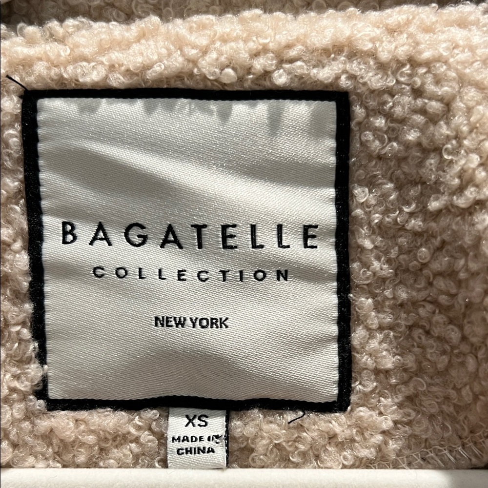 Bagatelle Cream Sherpa Jacket - Picture 2 of 8